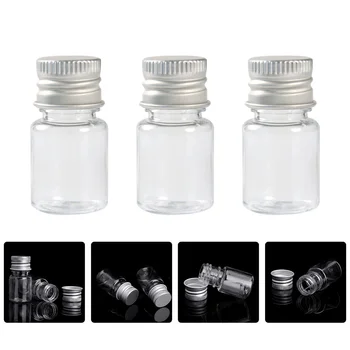 Fľaškové Priehľadné Plastové Fľaše Prázdne Vzorky Kontajnerov Naplniteľné Malých Fľaštičiek Mini Jar