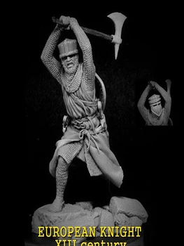 Nové Nezmontované 1/24 staroveký bojovník stojan s axe Živice Obrázok Nevyfarbené Model Auta