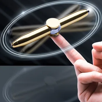 Fidget Spinning Pero Led Svietiace Metal Creative Multi-Function Dekompresný Pero, Prst Gyro Sústruženie Pero Dekompresný Artefakt