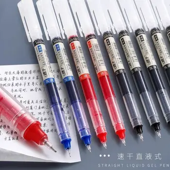 50PCS Priame kvapaliny rýchle sušenie guličkové pero 0,5 mm ihla tip neutrálne pero vyšetrenie oxidu pero business podpis pero