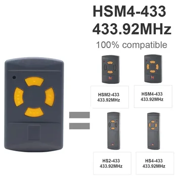 Hormann HSM2 HSM4 433.92 MHz Kompatibilné Garáž na Diaľkové Ovládanie 433 MHz Pevný Kód Colne HSM4-433 Brány Otvárač Dverí Kľúčom Najnovšie