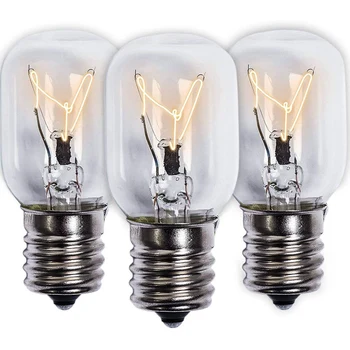 Mikrovlnná Žiarovka 40W E17 125V Náhradný Diel - Presný Fit Pre Whirlpool mikrovlnné rúry A Lávové Lampy - Pack 6