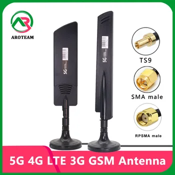 1pcs Signál Zvýšiť 600~6000Mhz 5G LTE 3G GSM 22dbi Full Band Router Antény Omni WiFi Bič Leteckých S TS9 SMA Wih High Gain