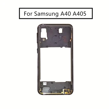 pre Samsung Galaxy A40 A405 Stredný Rám Doska Rám Bývanie Prípade zadný rám Kovové Polovice Modularitou Rám Opravy Náhradných Dielov