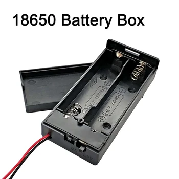 Nové 18650 Batérie Skladovanie Prípade, 3,7 V, pre 2x18650 Batérie, Držiak na Okno Kontajner s 2 Sloty ON/OFF vypínač