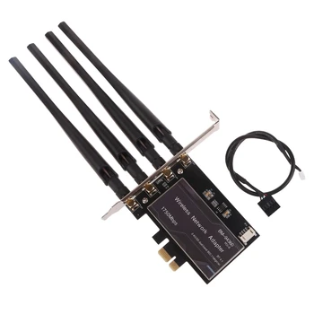 1750mbps Vysokej Rýchlosti BM-94360 Wifi Sietí Karty PCIE Adaptér 2.4 Ghz/5 ghz Dvojité Pásma 802.11 AC Bluetooth-kompatibilné