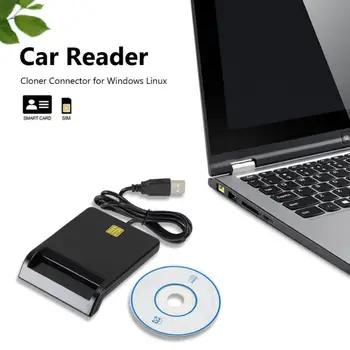 Grwibeou USB Čítačku Kariet Pre Bankové Karty IC/ID kariet na EMV Vysokej Kvality pre systém Windows 7 8 10 OS Linux USB-CCID ISO 7816