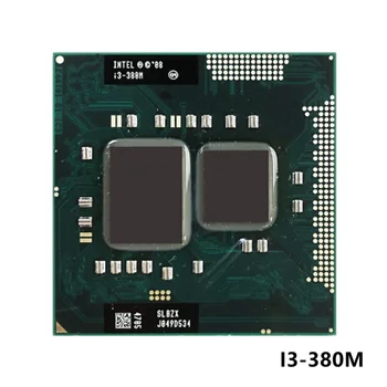 Intel Core i3-380M i3 380M SLBZX 2.5 GHz Dual-Core Quad-Niť CPU Procesor 3W 35W Zásuvky G1 / rPGA988A