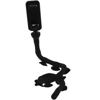 Lenivý Mobilný Držiak na Stojan Flexibilné Sacie Cup Mount Svorka Červ Podporu pre Obývacia Izba Domov ( Black )