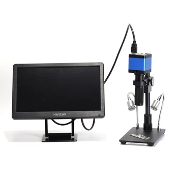 Hayear 16MP Mikroskopom Fotoaparát Kit 11.6 palcov LCD Monitor s rozlíšením 1080P Full HD IPS Displej, HDMI, VGA TFT na Spájkovanie DPS Opravy
