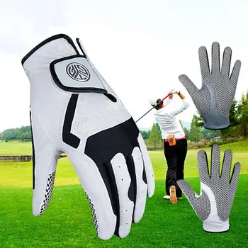 Golf Rukavice Proti Sklzu Priedušná Golf Dodáva Spoľahlivé Nosenie Mikro Vlákna, Kožené Kompresie Golf Glove pre Vonkajšie Príslušenstvo