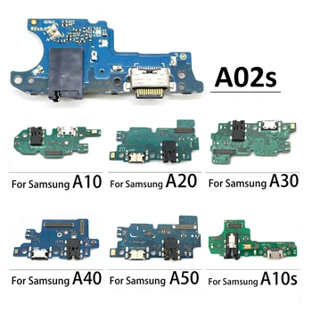 10PCS USB Nabíjací Port Konektor Flex Kábel Náhradné Diely Pre Samsung A10 A20 A30 A40 A50 A10S A20S A30S A50S A21S A750F