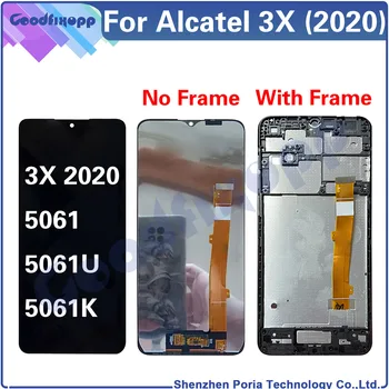Pre Alcatel 3X (2020) 5061 5061U 5061K LCD Displej Dotykový Displej Digitalizátorom. Montáž Opravy, Výmeny Dielcov