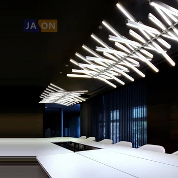 Stmievateľné LED Biela Finshbone Dizajnér Závesné Lampy, Lustre Prívesok svetlo Pozastavenie Svietidlo Lampen Pre Schodisko prípade Foyer