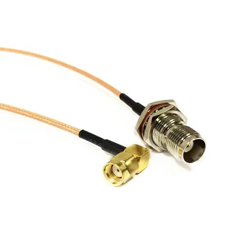 Nové Bezdrôtové Predlžovací Kábel RP-SMA Male Plug Pravom Uhle k TNC Female Jack RG316 Kábel Pigtail 15 cm 6inch