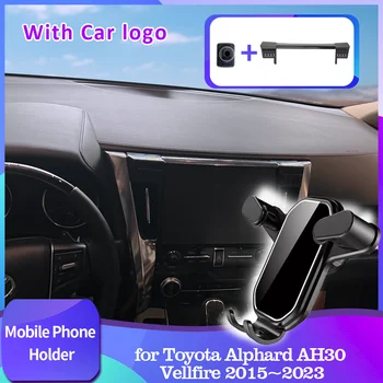 pre Toyota Alphard AH30 Vellfire 2015~2023 GPS Auto, Mobilný Telefón Majiteľa Podporu Stojan Air Vent Klip Zásobník Namontujte Príslušenstvo pre iPhone
