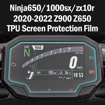 2 KS Motocykel Panel Nástroja Obrazovke TPU ochranný Film Na Kawasaki Ninja650 1000sx zx10r 2020-2022 Ninja Z900 Z650