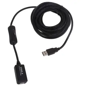 USB 2.0 Kábel Extender Kábel Drôt, 5M Prenos Údajov Kábel, Super Rýchlosť