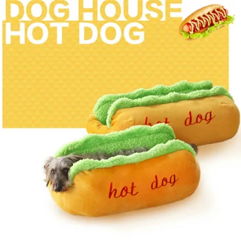 Hot Dog, Pes Lôžok Odnímateľné Mäkké Mat Pet Gauč Roztomilý Miest pre Útulný Šteňa z Vrhu Mačka Spí Vankúš Chihuahua Teddy Hniezdo Chovateľskej stanice