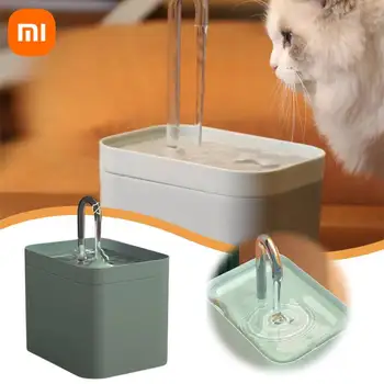 Xiao 1,5 L Mačka Studne Auto Filter Vypnúť Mačka, Pes Napájačiek Misy Recirculate Filtring Napájačiek Pre Mačky, Pet Zásobník Vody