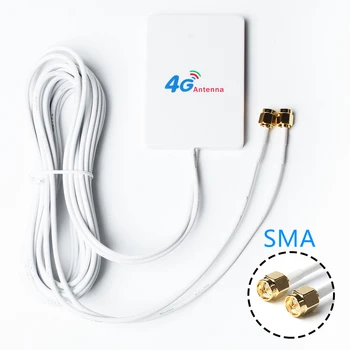 Nový LTE Antény, 3G, 4G SMA Konektor 4G LTE Router Externá Anténa Pre Huawei 3G, 4G celú Škálu LTE Router, Modem, 2M Kábel