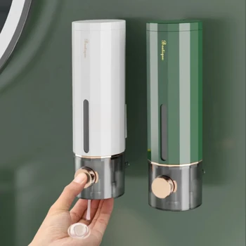 Kúpeľňa dávkovač tekutého mydla hand sanitizer 450ml príručka na stenu domov hotel sprchový gél kúpeľňových doplnkov
