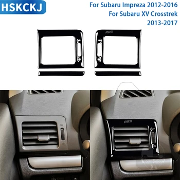 Pre Subaru Impreza 2012-2016/Subaru XV Crosstrek Roky 2013-2017 Príslušenstvo Auto Čierneho Plastu Strane výstupu Vzduchu Výbava Nálepky