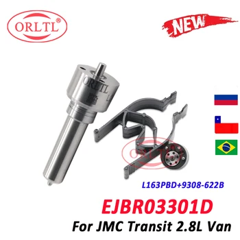 ORLTL Paliva Injektor EJBR03301D 7135-625 Súpravy na Opravu Ovládací Ventil 9308-622B Tryska L163PBD Ventil 9308622B pre JMC