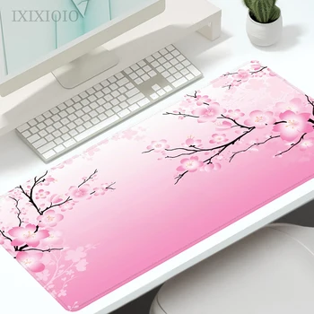 Ružová Sakura Cherry Blossom Podložka pod Myš Hráč XL HD Mousepad XXL Stôl Rohože Playmat Koberec Mäkkého Prírodného Kaučuku Počítačovej Myši Rohože
