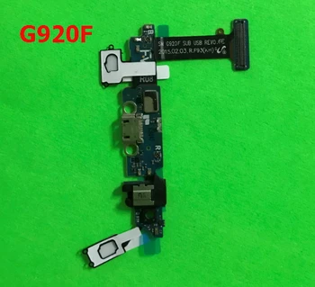 10Pcs/veľa Nabíjania cez USB Port Dock Konektor pre Nabíjačku Časti Flex Kábel Pre Samsung Galaxy S6 G920F G920A G920T G920V G920i G9200