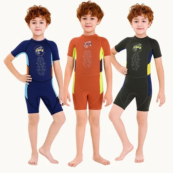 2 5MM Deti Wetsuits Udržať Otepľovanie Potápačský Oblek Neoprénové Oblek Plavky pre Deti, Potápanie, Šnorchlovanie, Surfovanie, Plávanie
