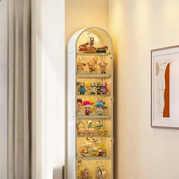 Slepý box hand-made displej kabinetu akryl displeja, stojan, obývacia izba model POP MART Lego hračka protiprachová úložný box