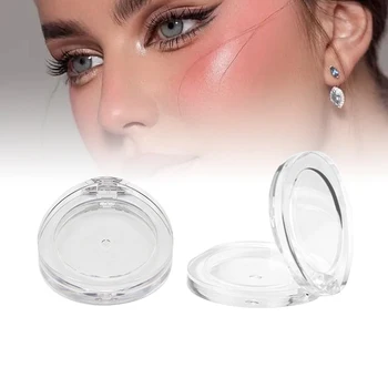 Nadácia Políčko Prázdne Prenosné Kozmetika Paletu Vysoko Svetlo Powder Kompaktný DIY Červenať Box Cestovné Eyeshadow Kontajner