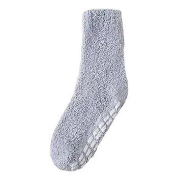 Žiarivé Farebné Ponožky Ultra-plyšové Non-slip Fuzzy Útulný Ponožky Luxusne jemné Studené-dôkaz Zime Teplo pre Ženy 2 Páry Jeseň