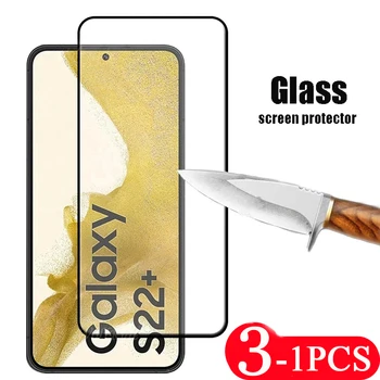 3/2/1pcs telefón screen protector Samsung Glalxy S22 plus S20 Ultra S21 FE S10 5G lite S9 S10E Tvrdené sklo ochranný film