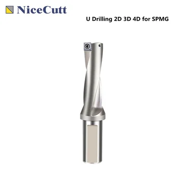 Nicecutt SP Série U Vŕtanie 3D Otočných Pre SPMG Vložky Rýchlo, Bit Mechanické Sústruhy CNC Freeshipping