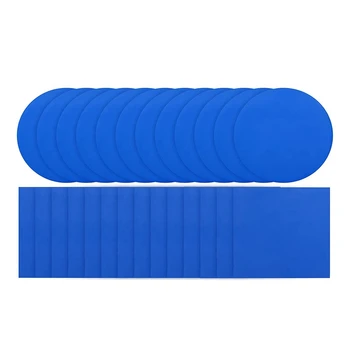 50 Samolepiace PVC Bazén Patch na Opravu Auta Modrá PVC Pre Bazény Čln Nafukovacie Výrobky