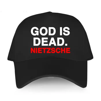 Muži Hip Hop šiltovku Jar Leto voľný čas Klobúk Boh Je Mŕtvy Nietzsche unisex yawawe vytlačený klobúk ženy dospelých čiapky