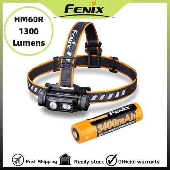 Fenix HM60R 1300Lumensr Svetlomet Nabíjateľná Inlclude 18650 Batérie 3400mAh