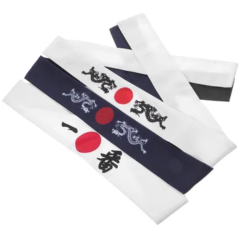 3 Ks Vlasy Lano Japonský Hlavový Most Mužov Štýl Oblečenie Tlač Športové Polyester Materiál Cvičenie Karate Miss Príslušenstvo