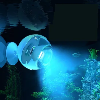 Akvárium Led Reflektor, Ponorné Svietidlá Okrasné Tropické Ryby Osvetlenie Mini Farebné Nepremokavé Nočné Osvetlenie Reflektory