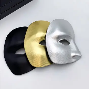 Polovicu Tváre Jedného-eyed Maškaráda Maska Gold Silver Black Maškaráda Party Dance Lady Halloween Polovicu Tváre Masky, Dekorácie