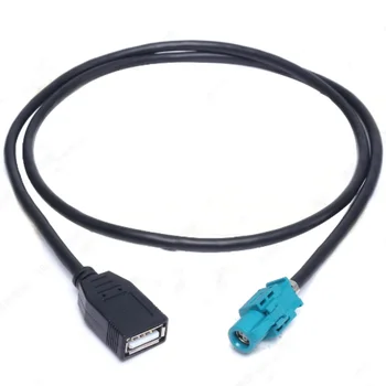 Prispôsobenie HSD4P zásuvkový konektor na USB2.0 ženské LVDS Auto Video Kábel 0,5 m 1m 2m 3m
