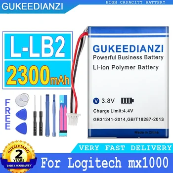 GUKEEDIANZI Batériu L-LB2 LLB2 pre Logitech, Bezdrôtovú Myš, Veľké Batérie pre MX 1000, M-RAG97, 2300mAh