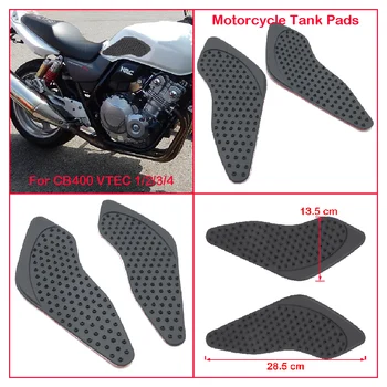 Hodí sa pre Honda CB400 CB 400 SF VTEC 1 2 3 4 1992-2018 Motocykel TankPad Strane Palivovej Nádrže Trakciu Koleno Úchytky Anti-Sklzu Podložky