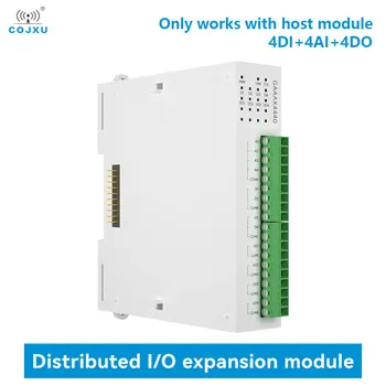 4DI+4AI+4DO Distribuované Diaľkové IO Expansion Module Analógový Spínač Nadobudnutie COJXU GAAAX4440 Rýchle Rozšírenie RJ45 RS485 Modbus