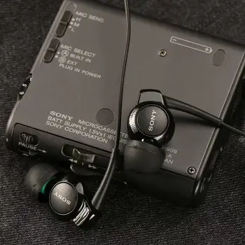 Originál Sony EX300AP 3,5 mm Káblové Stereo Slúchadlá, Hands-free Subwoofer Stereo Slúchadlá s Mikrofónom pre Xiao Huawei Sony