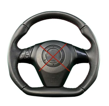 Vlastné Mazda Volant Pre MAZDA 3 ŠPORT ŠTÝL PLOCHÉ DNO Plné Dotvorených