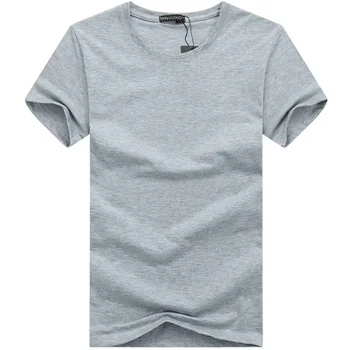 A2602 Jednoduché creative design line jednofarebné bavlnené Tričká pánske Nový Príchod Štýl Krátky Rukáv Muži t-shirt plus veľkosť