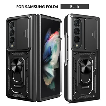Puzdro Pre Galaxy Z Fold4 Prst Prsteň Držiteľ Posúvač Kamery Chránič Stojan Kryt Na Samsung Galaxy Z Násobne 4 5G
